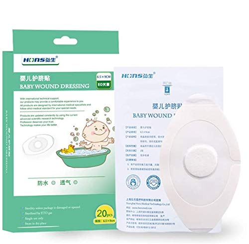 Topwon baby navel sticker box 20pieces shown, helps keep water out during baths.