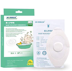 Topwon baby navel sticker box 20pieces shown, helps keep water out during baths.