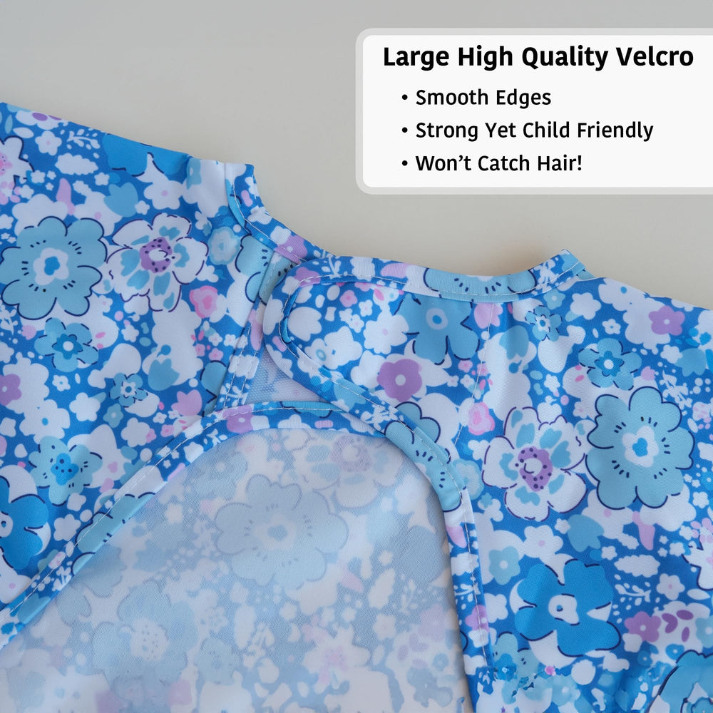 Torange waterproof baby bib that wipes clean and is machine washable.