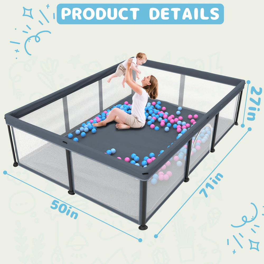 TOREVSIOR playpen interior mat offers a soft, washable surface for comfy play