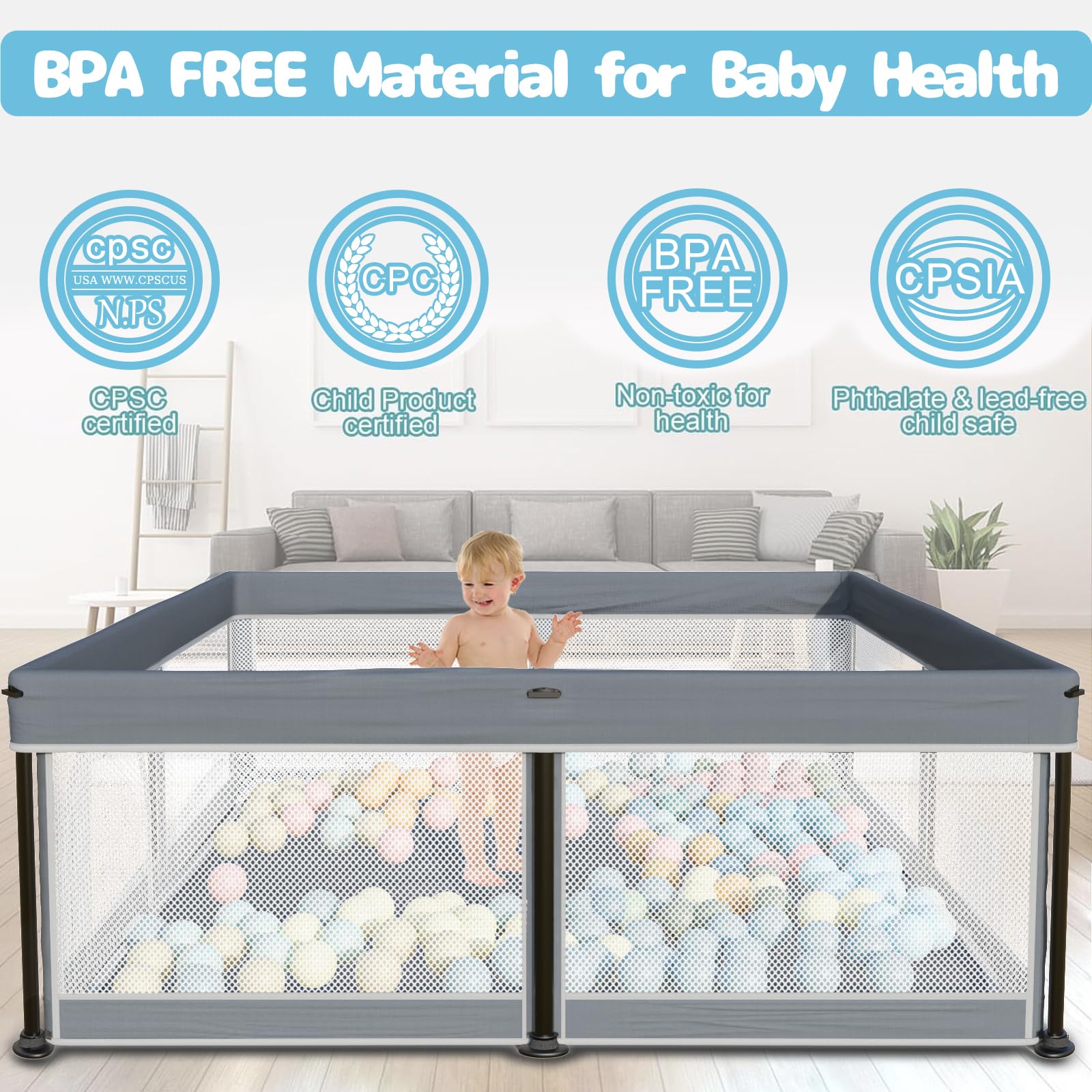 TOREVSIOR ocean balls package adds interactive sensory play.