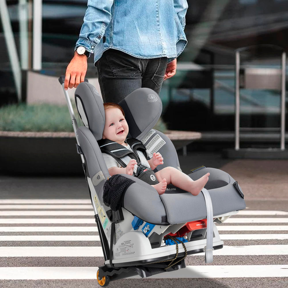 TORIBIO travel cart bungee cord keeps items secure during transit.