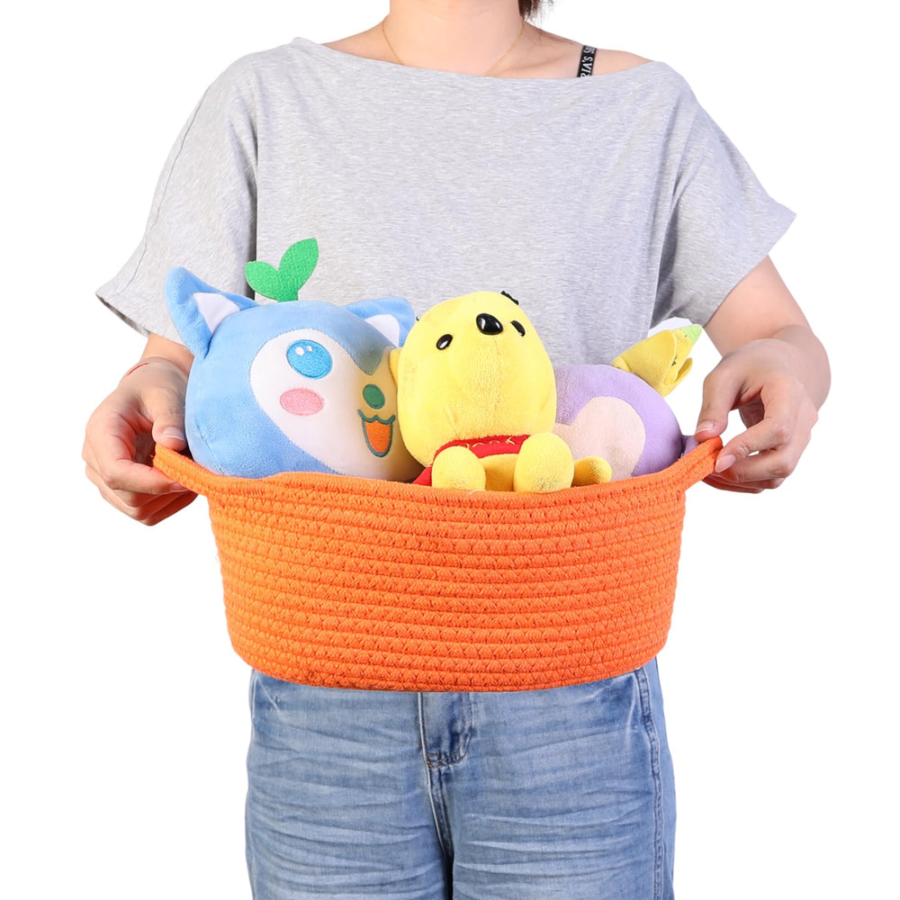 TORMAYS HOME small basket ready for nursery and room storage.