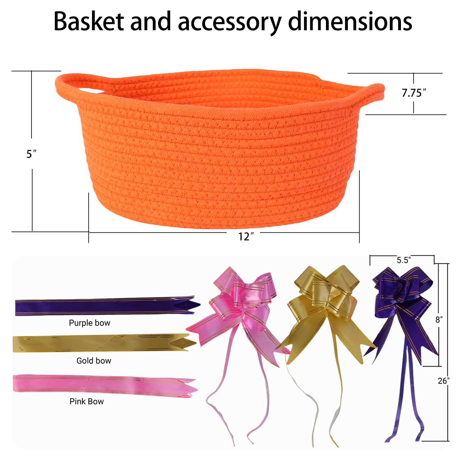 TORMAYS HOME compact nursery storage basket, keeps baby essentials tidy and accessible.
