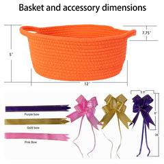 TORMAYS HOME compact nursery storage basket, keeps baby essentials tidy and accessible.
