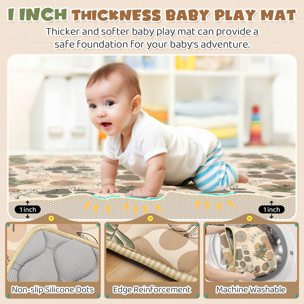 TOSELBAI silicone dots back for non-slip grip on wood floor