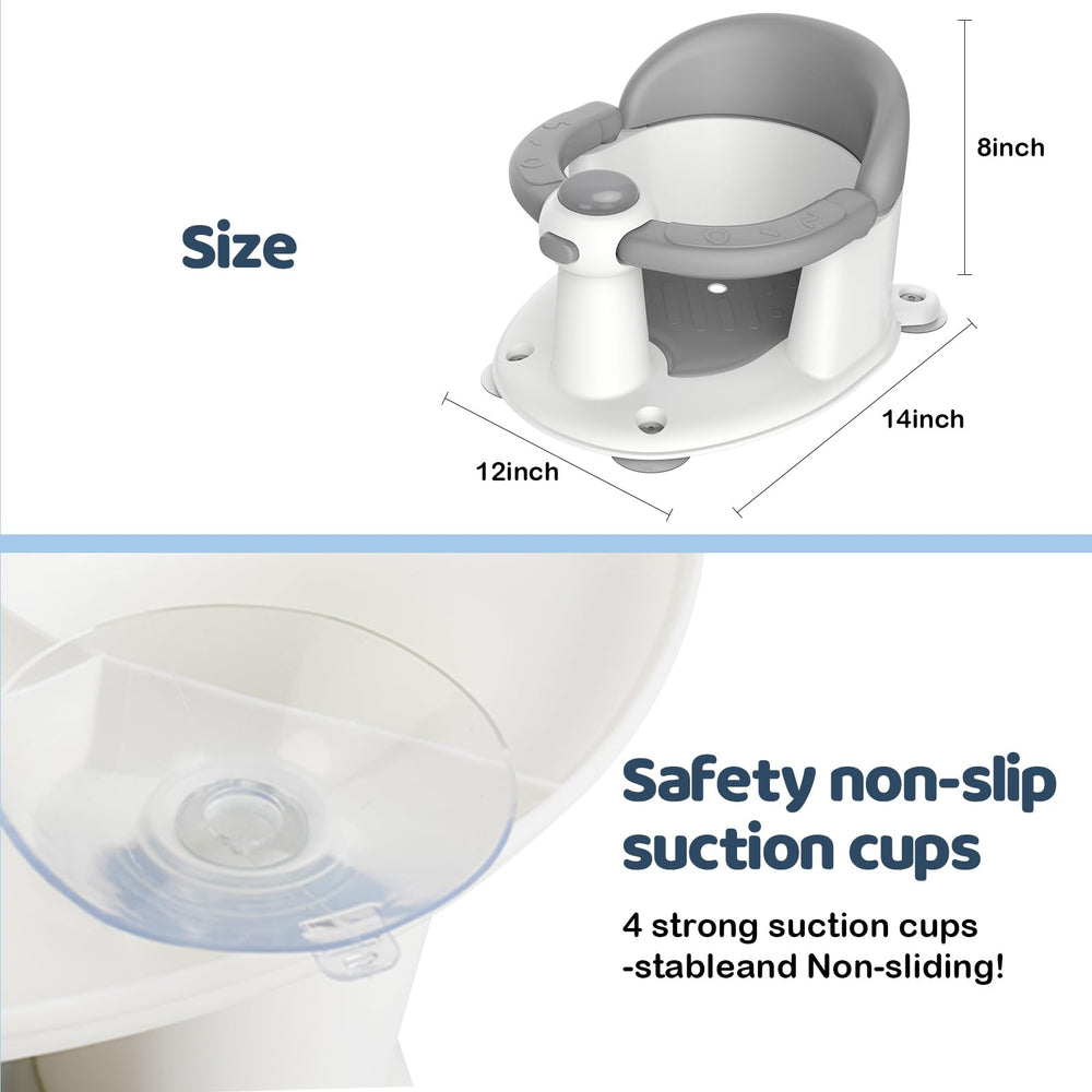 TOSGN Baby Bath Seat packaging includes everything you need.