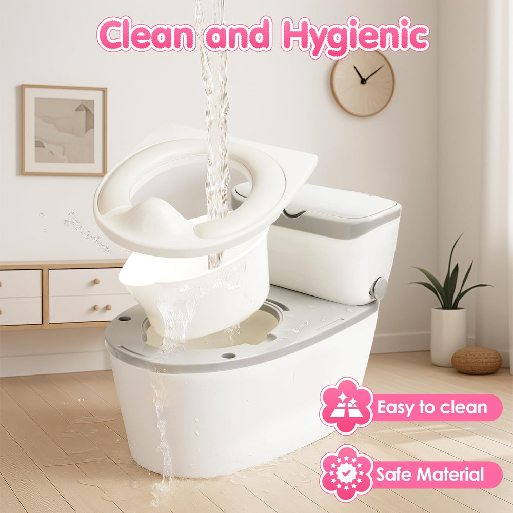 TOSGN 3-in-1 potty doubles as a stool for varied training tasks.