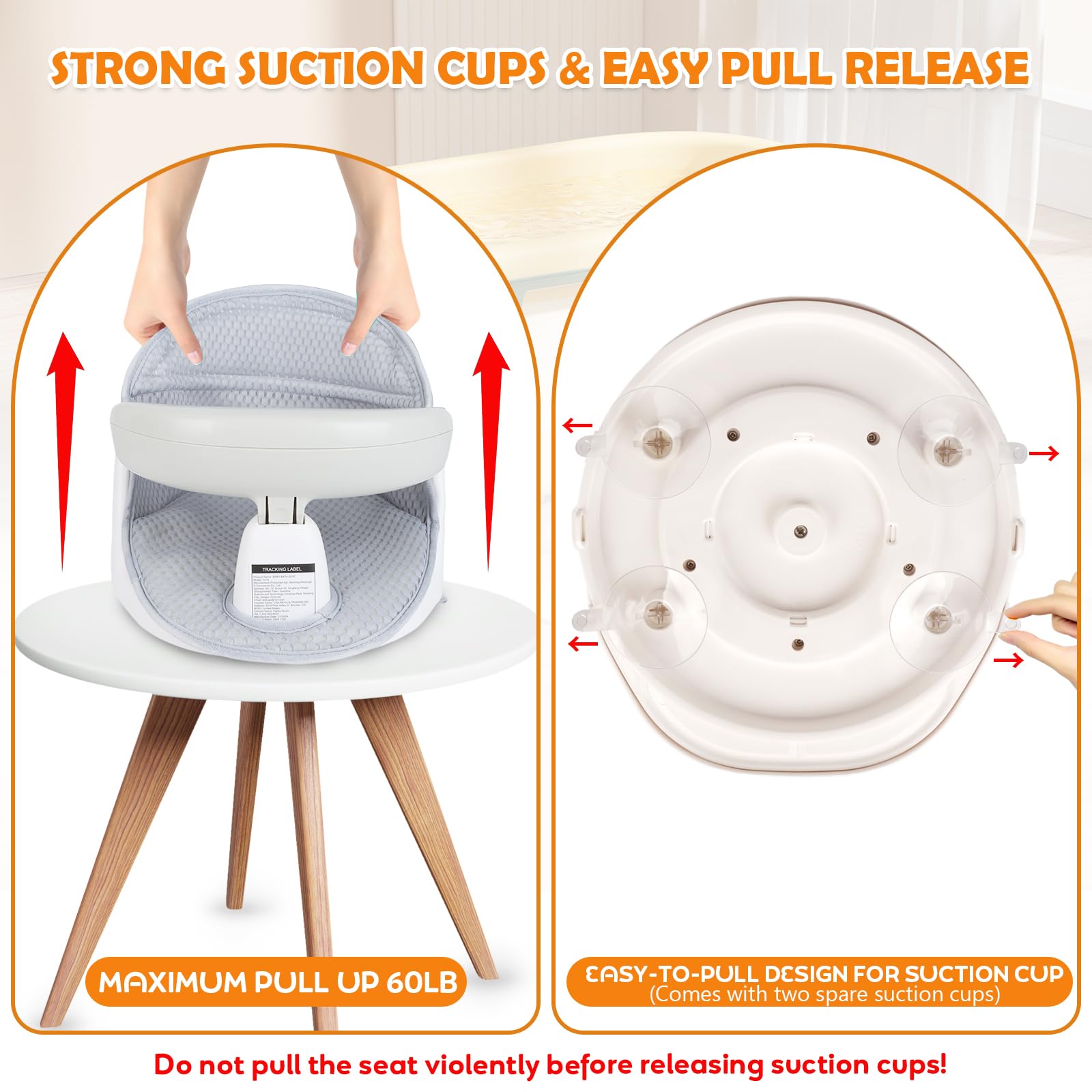 TOSGN Rinse cup helps controlled pouring and less mess.