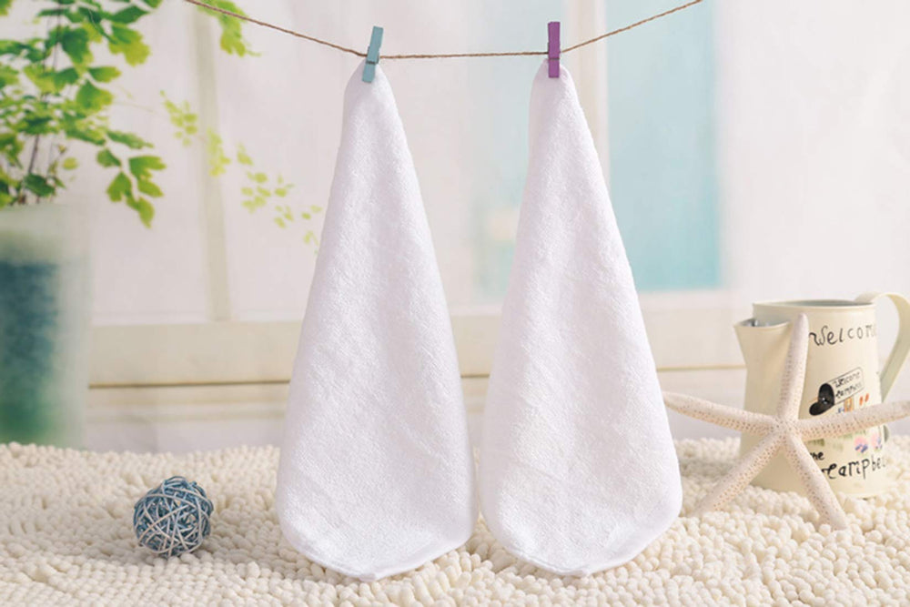 Tosnail blue bamboo washcloths 20-pack perfect for toddlers