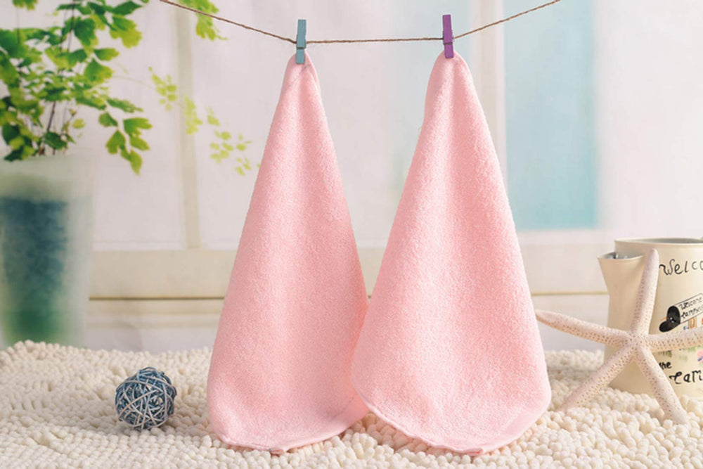 Tosnail white bamboo washcloths offering versatile uses for family routines