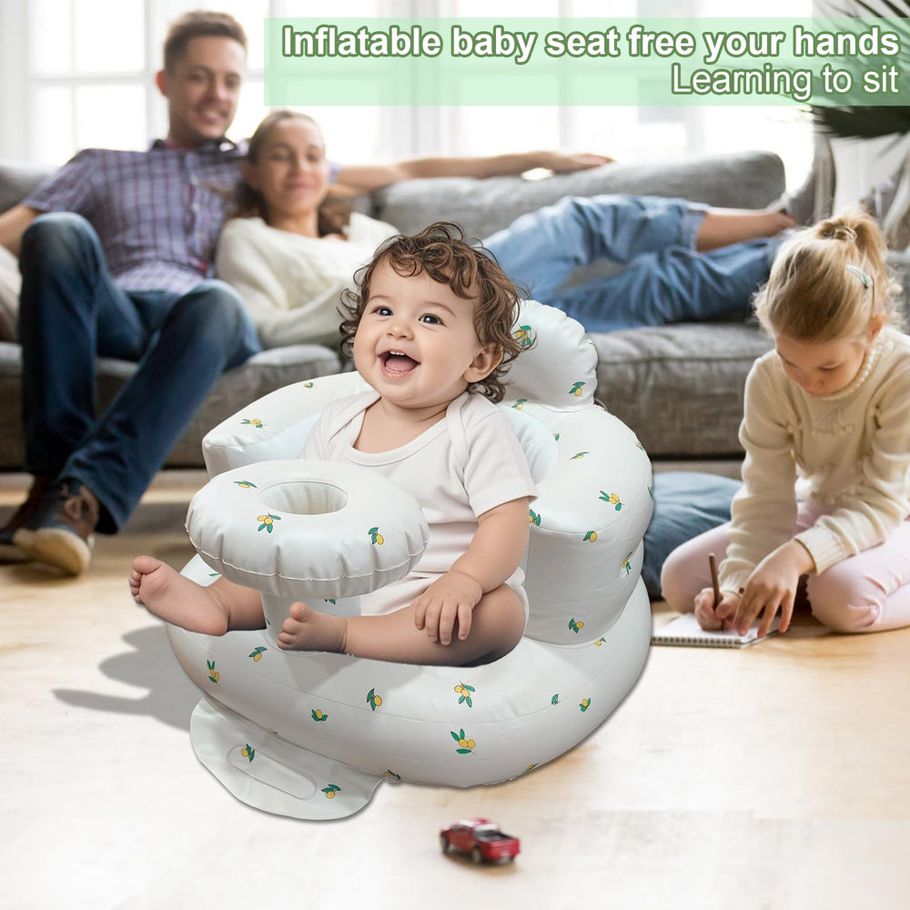 TOSXW inflatable baby seat built-in-pump enables quick inflation