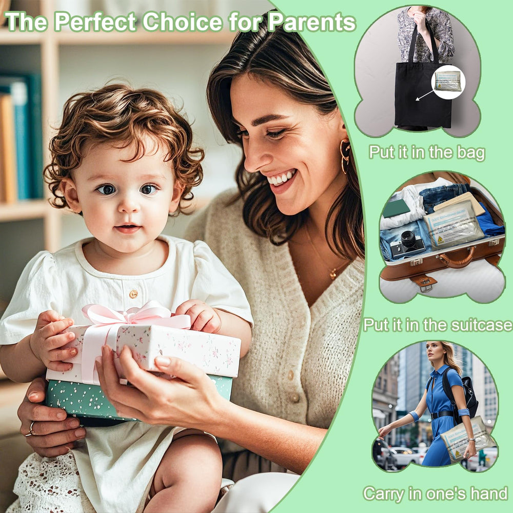 TOSXW inflatable baby seat ergonomic-design with wide backrest for comfort