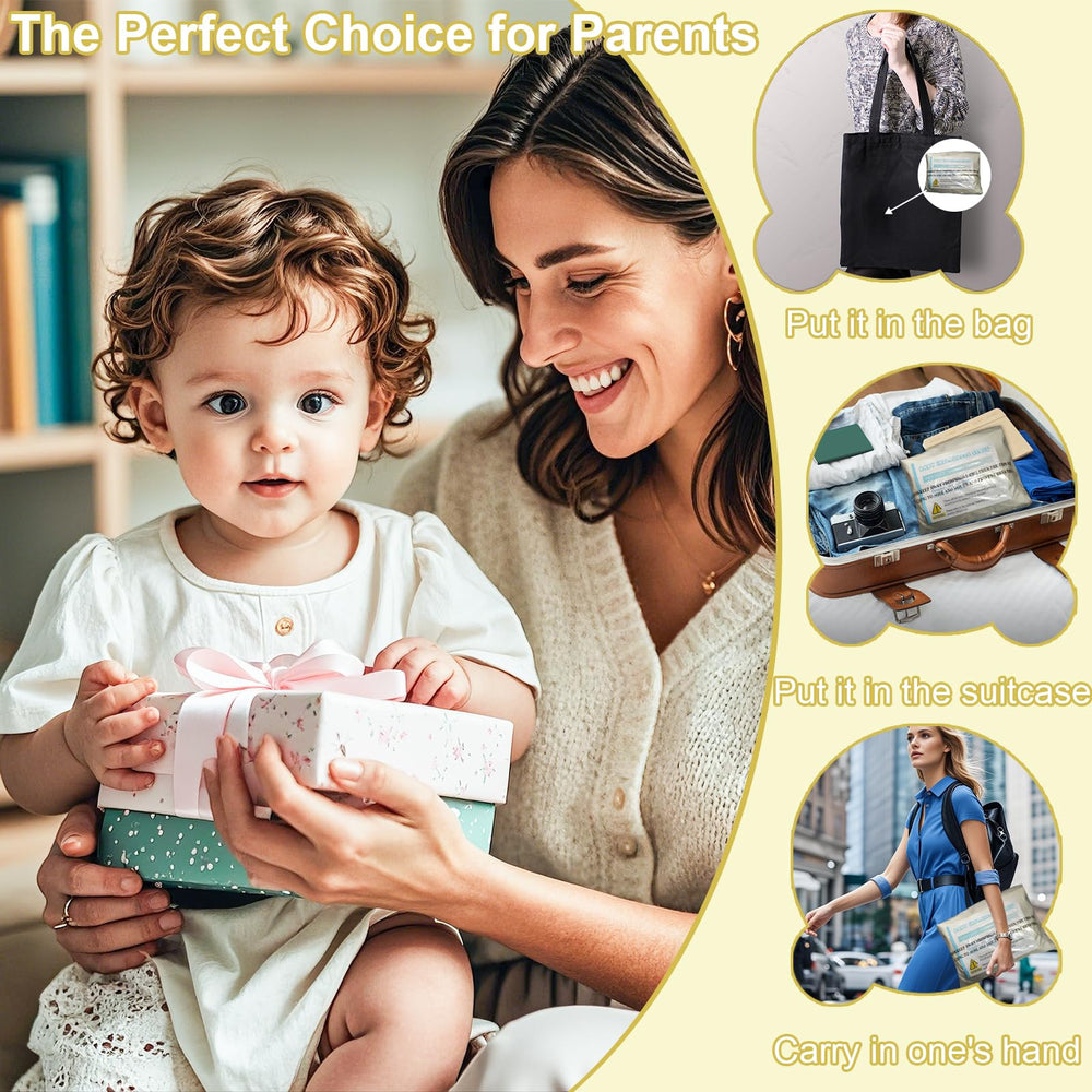 TOSXW inflatable baby seat in kitchen scene for safe, interactive mealtimes.