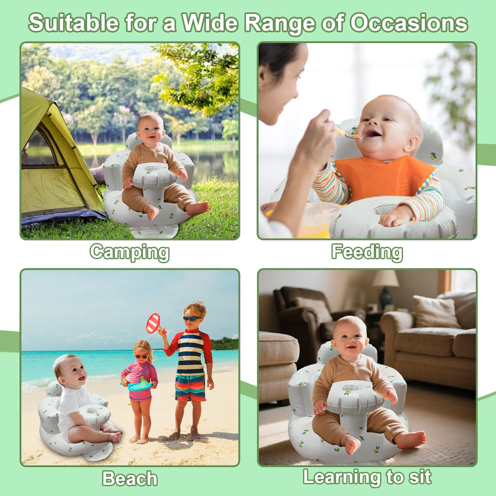TOSXW inflatable baby seat travel-and-storage for easy trips