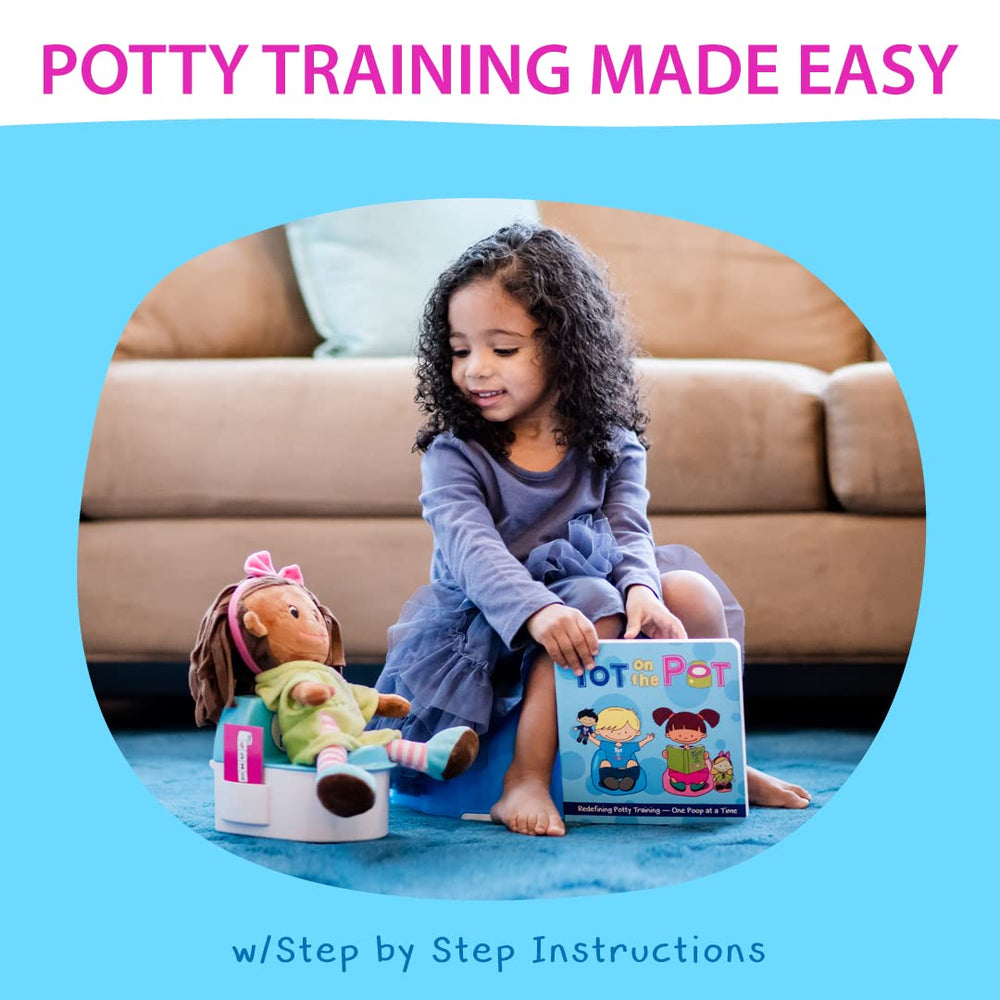 Tot on the Pot potty doll encourages playful practice and comfort.