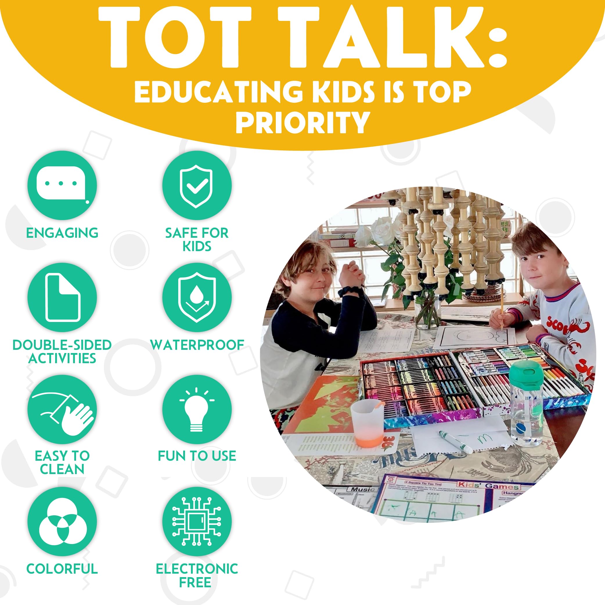 Tot Talk Australia placemat Oceania bonus view expanding learning to New Zealand and surrounding regions.