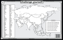 Tot Talk geography placemats Europe map fosters cultural awareness during family meals