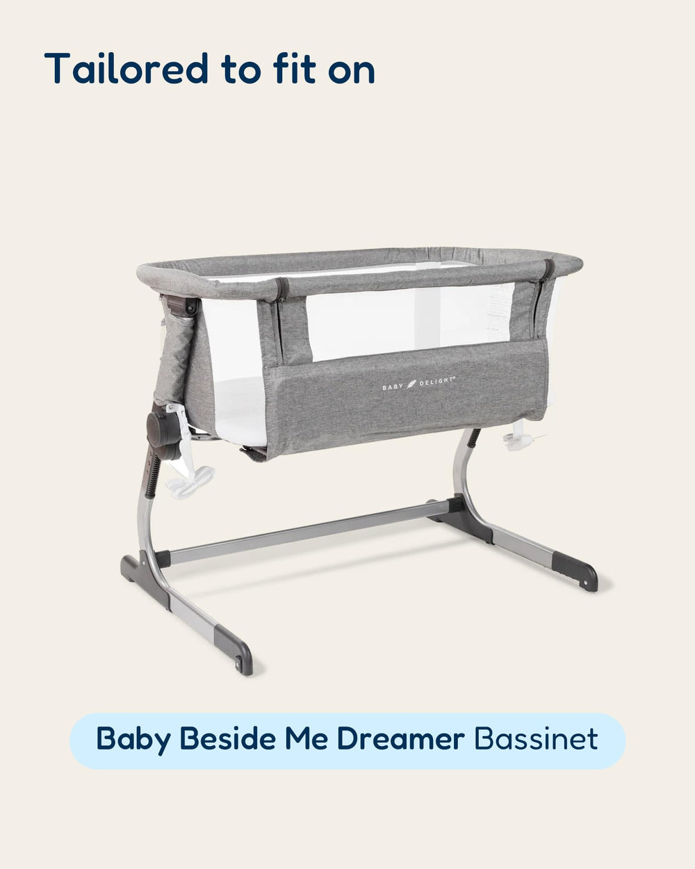 TotAha bassinet sheets fit Dreamer snugly for secure bedside sleeping