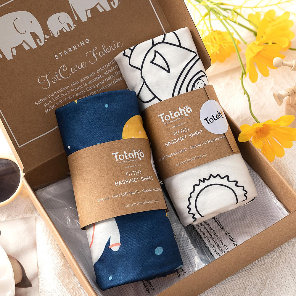 TotAha bedside sleeper sheet with ultra-soft texture for cozy baby sleep