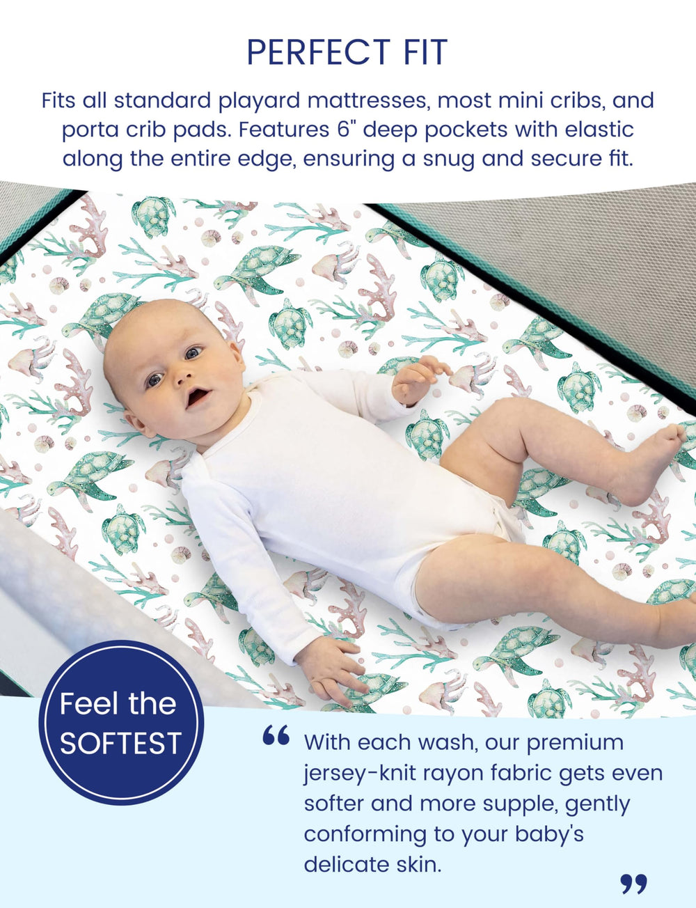 TotAha breathable fabric supports temperature regulation for cooler night swaddles and restful naps.