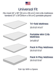 TotAha easy-care wash-durable mini-crib-sheets demonstrate long-lasting softness for busy households.