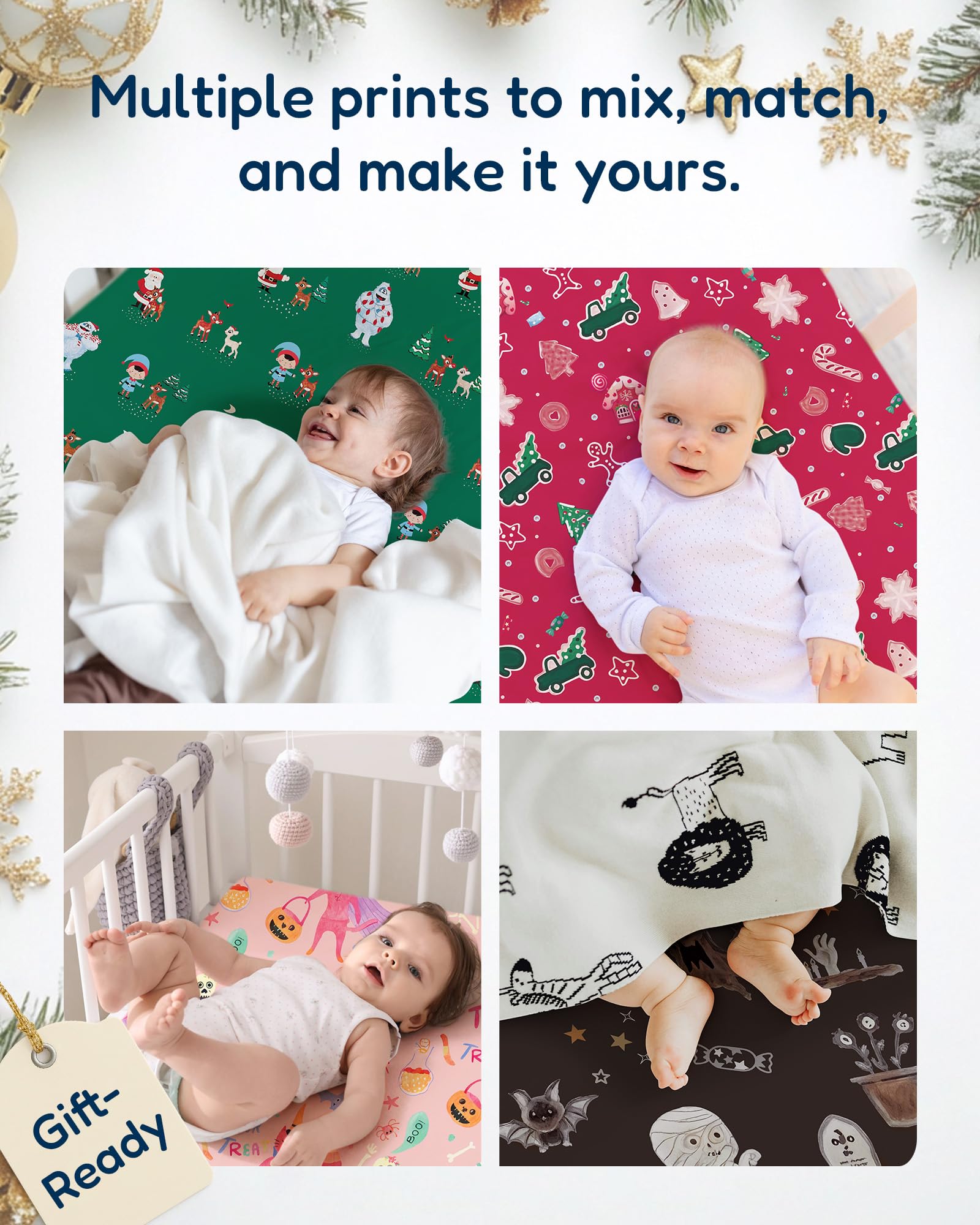 TotAha easy-clean sheets resist fading and shrinking after many washes.