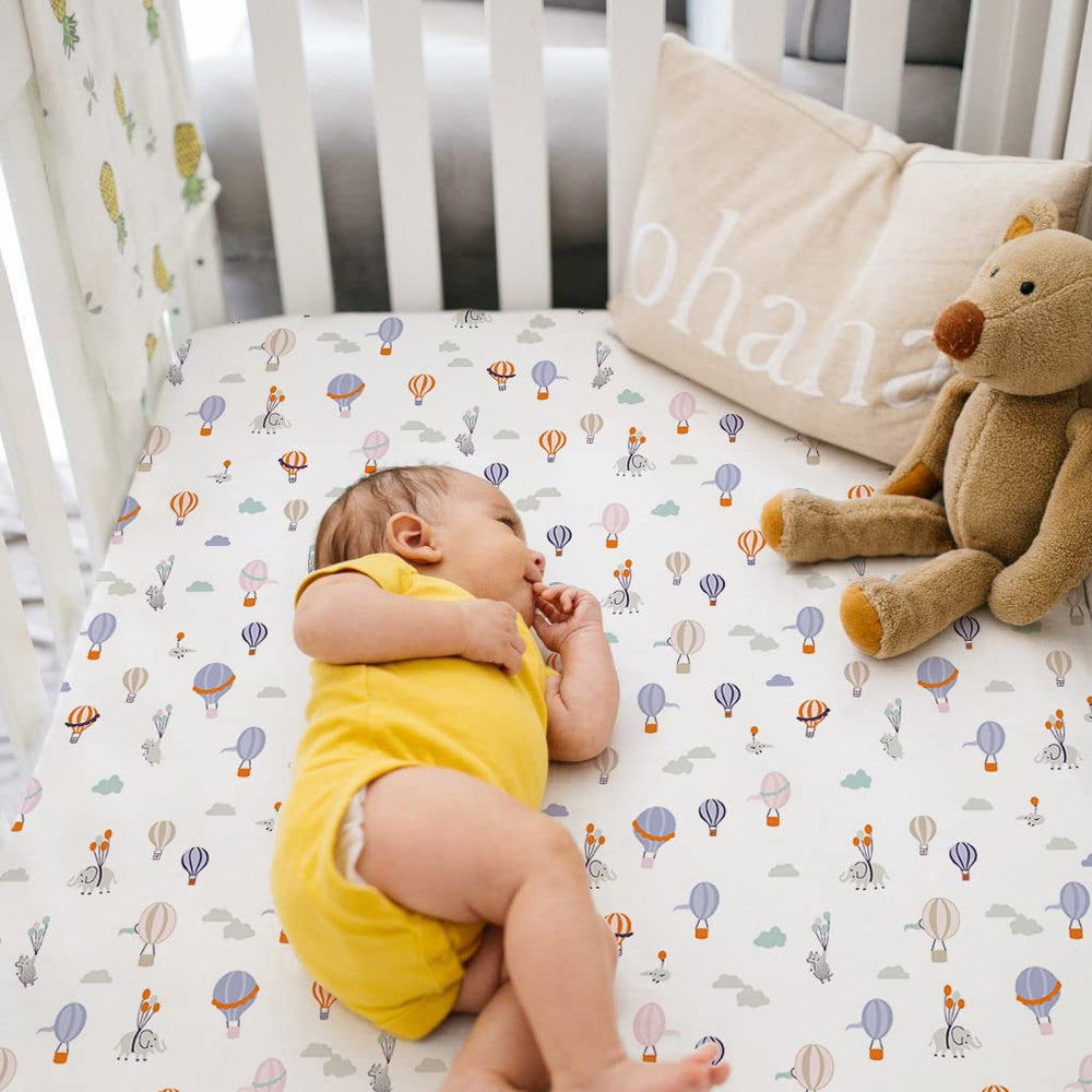 TotAha extra deep pocket 9-inch fit keeps sheets secured on deep mattresses.