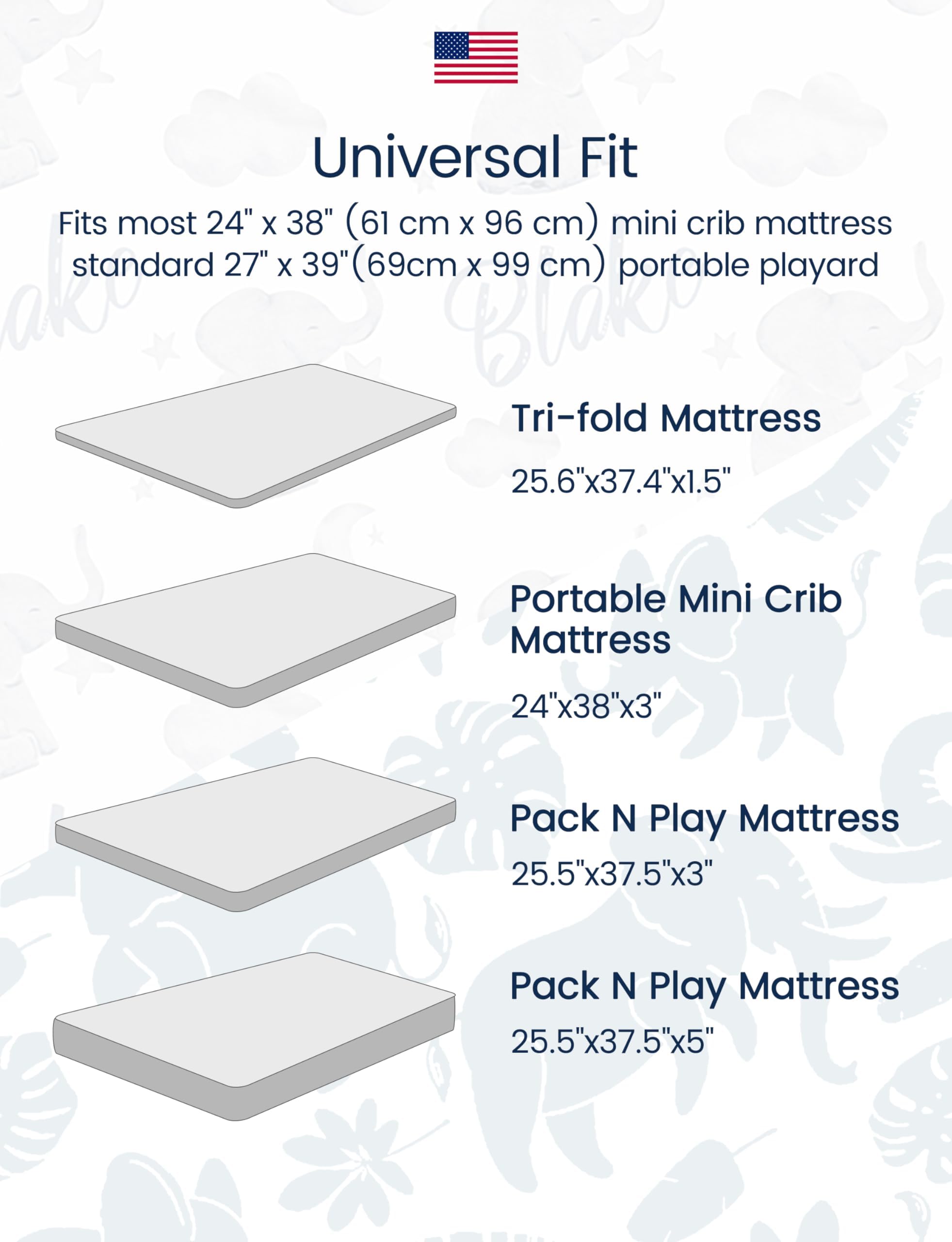 TotAha hypoallergenic crib sheets laid flat to show smooth surface
