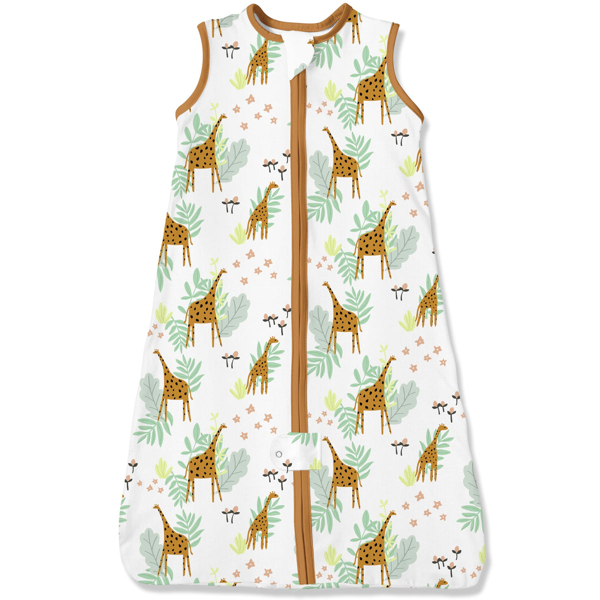 TotAha Light Baby Sleep Sack front view shows breathable fabric for comfortable nights.