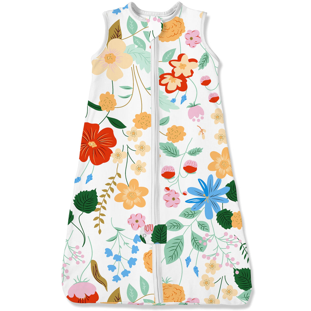 TotAha light baby sleep sack 0-6m with 0.5 tog for cooler, breathable nights.