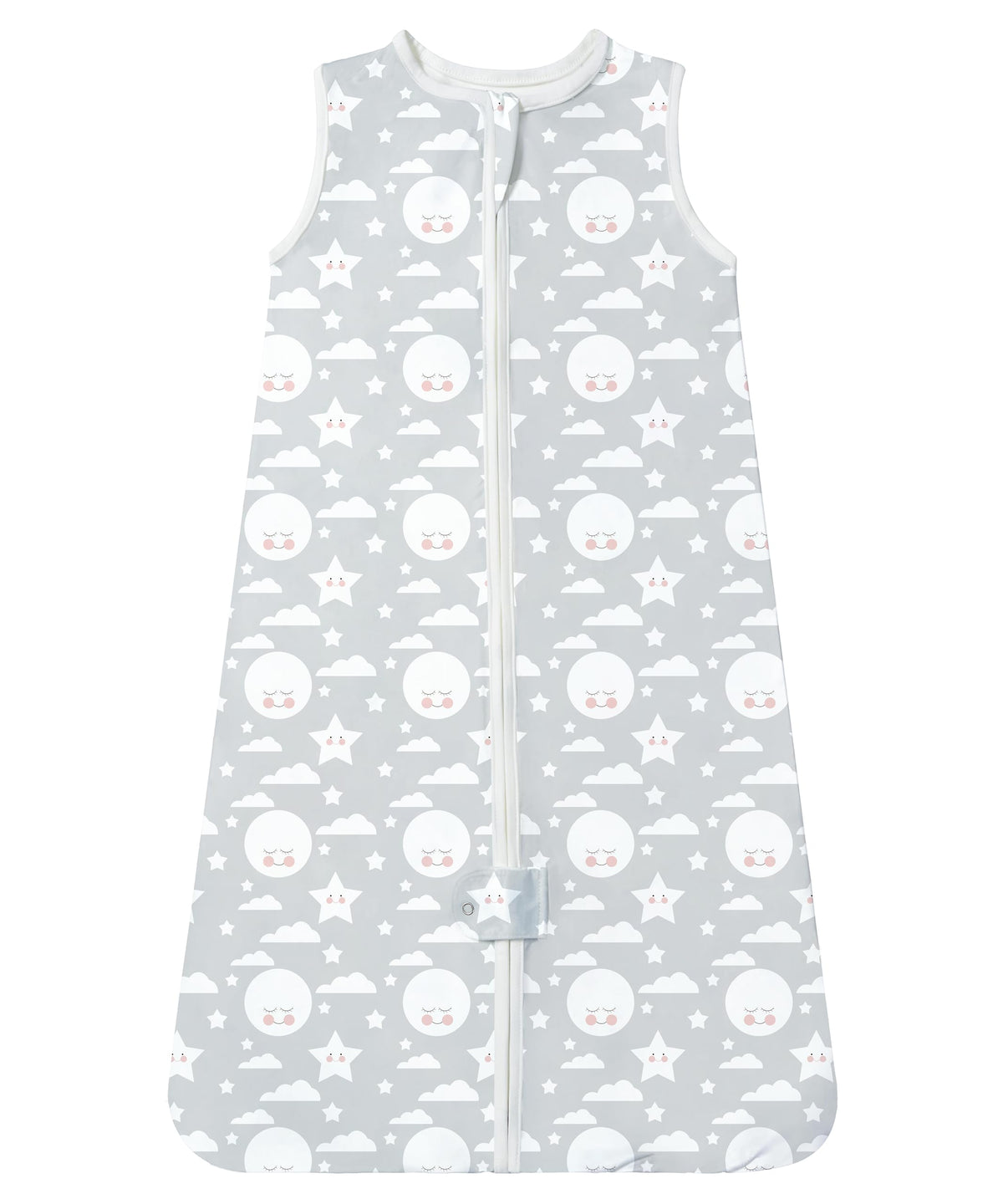 TotAha Light Sleep Sack 0.5 TOG with silky stretch fabric promotes comfy nights.