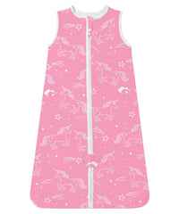 TotAha Light Sleep Sack: baby lying in 0.5 TOG for breathable warmth