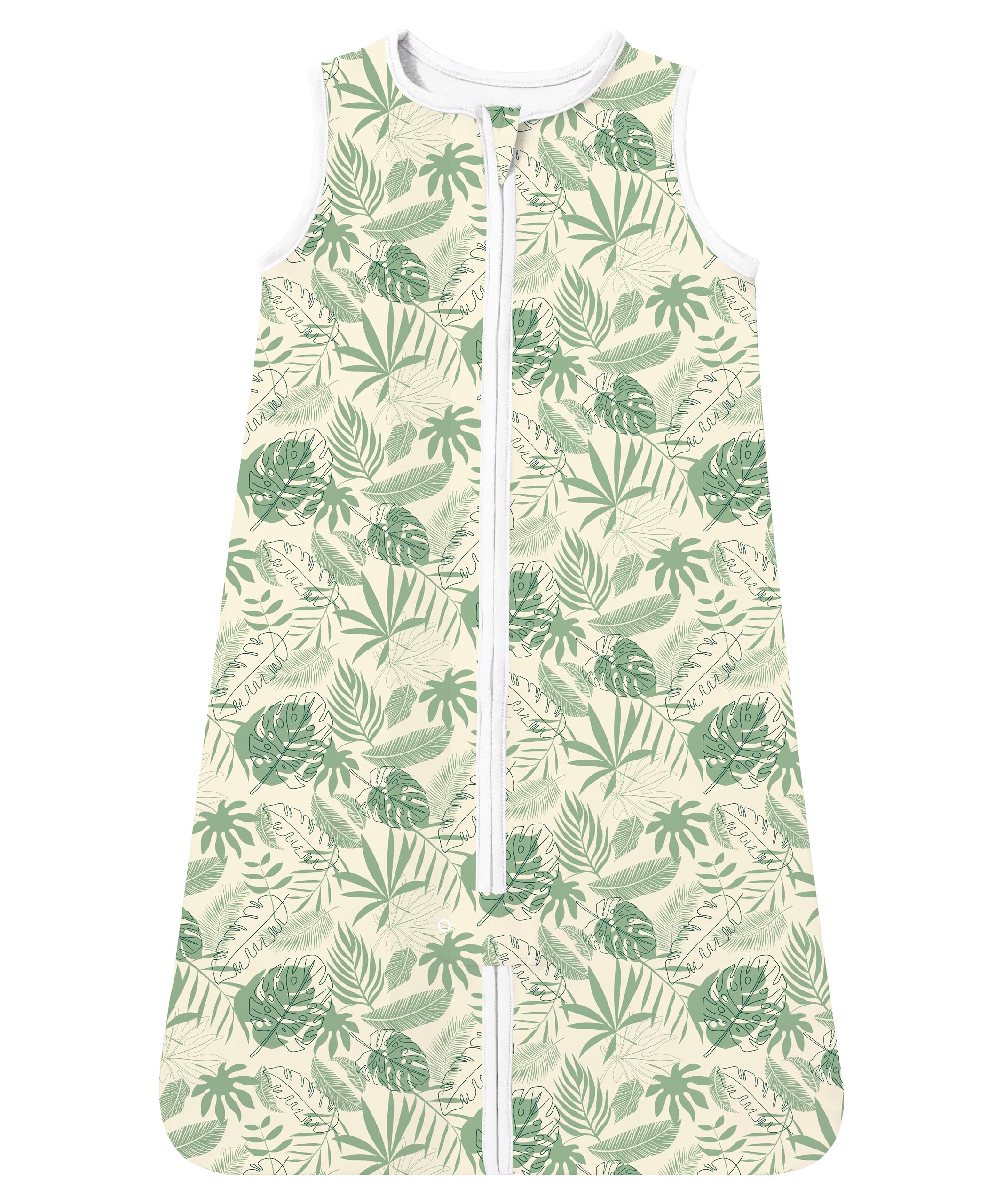 TotAha Light Sleep Sack silky-soft fabric close-up shows breathable, gentle touch for baby skin.