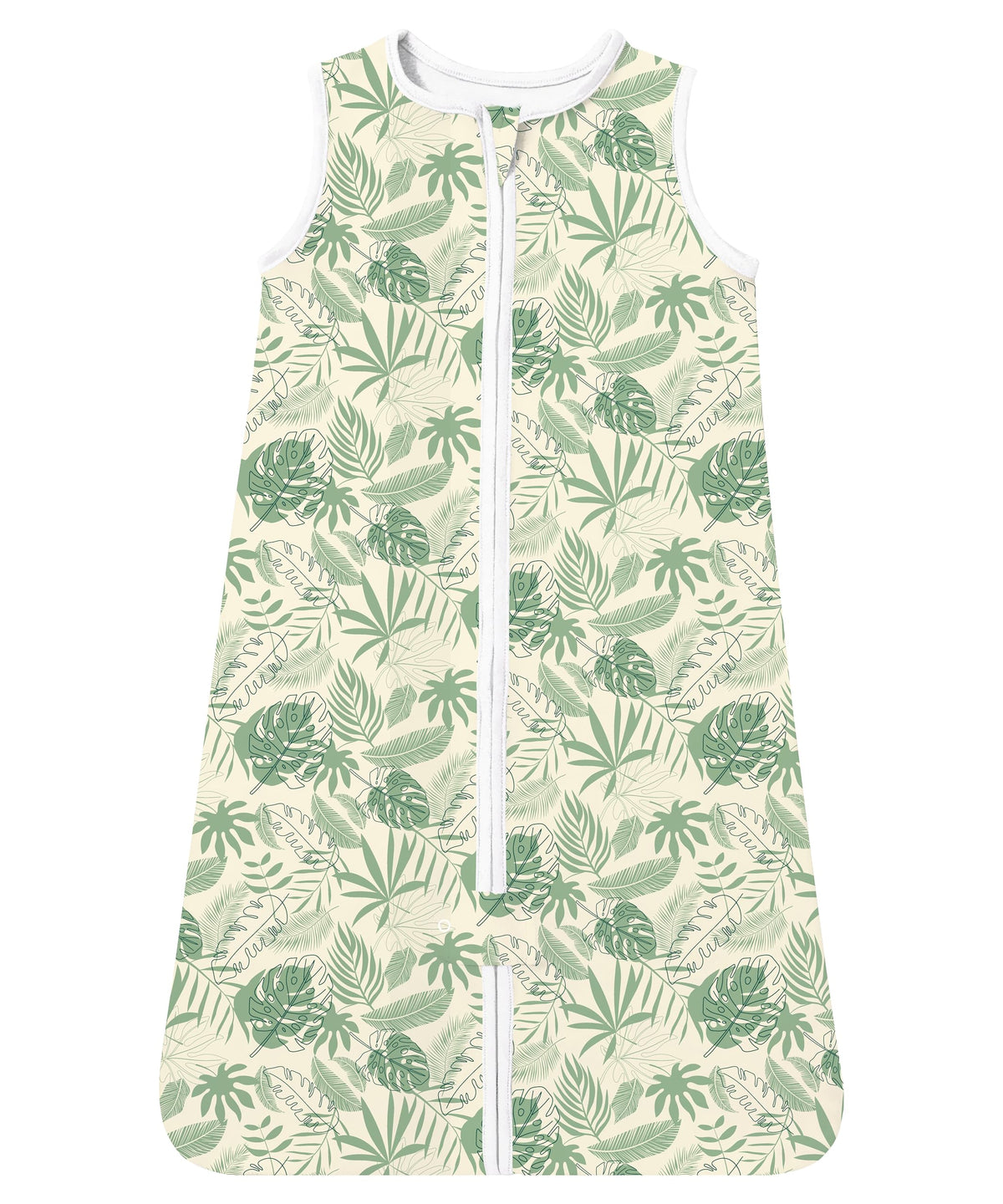 TotAha Light Sleep Sack silky-soft fabric close-up shows breathable, gentle touch for baby skin.