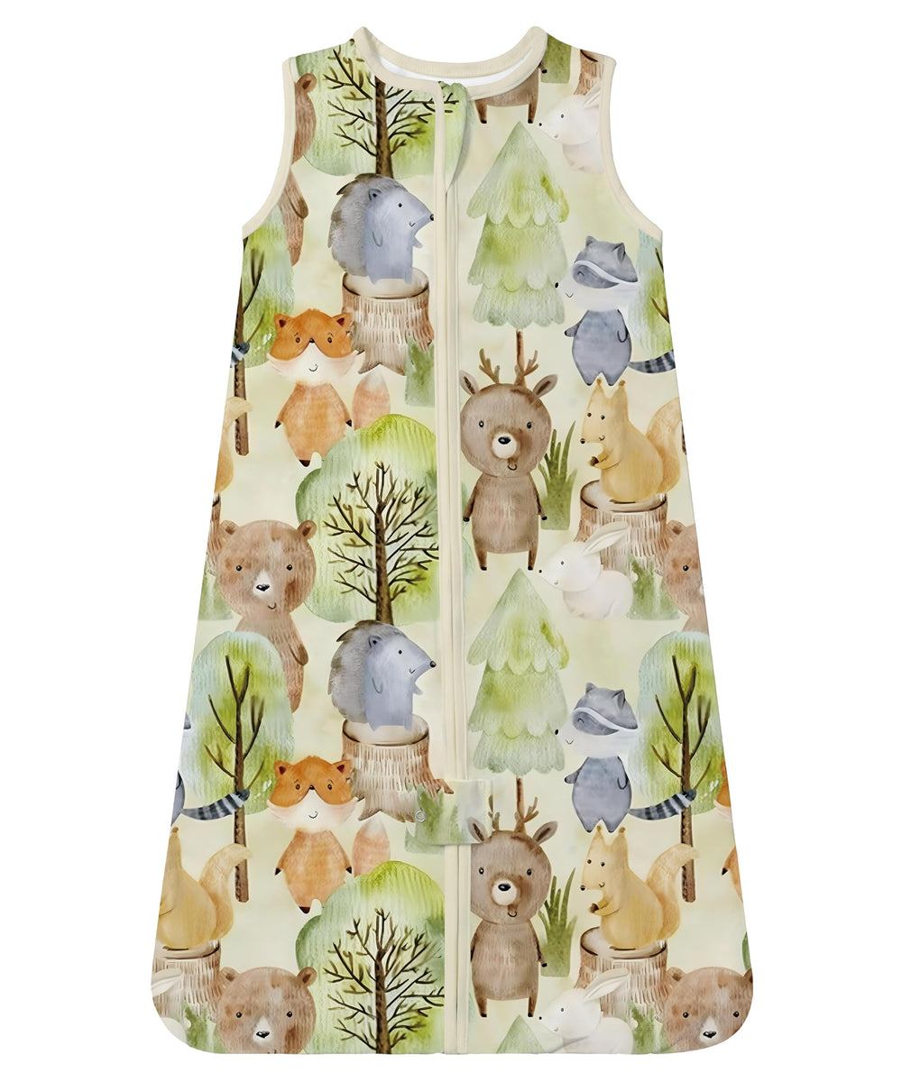 TotAha Light Sleep Sack 0.5 TOG: stretchy silky fabric for safe swaddle transition.