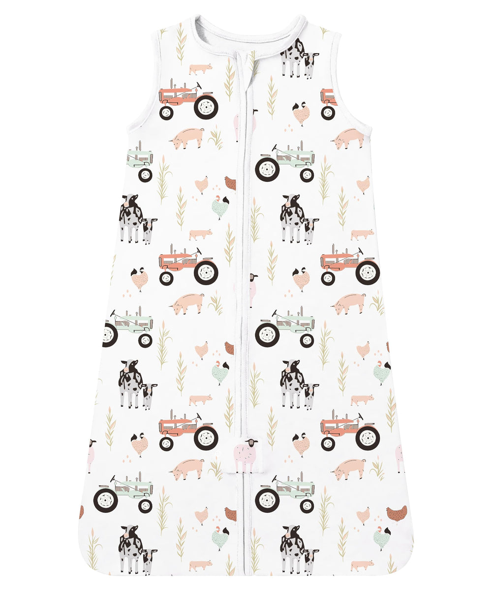 TotAha Light Sleep Sack with 2-way zipper for easy night-time diaper changes.