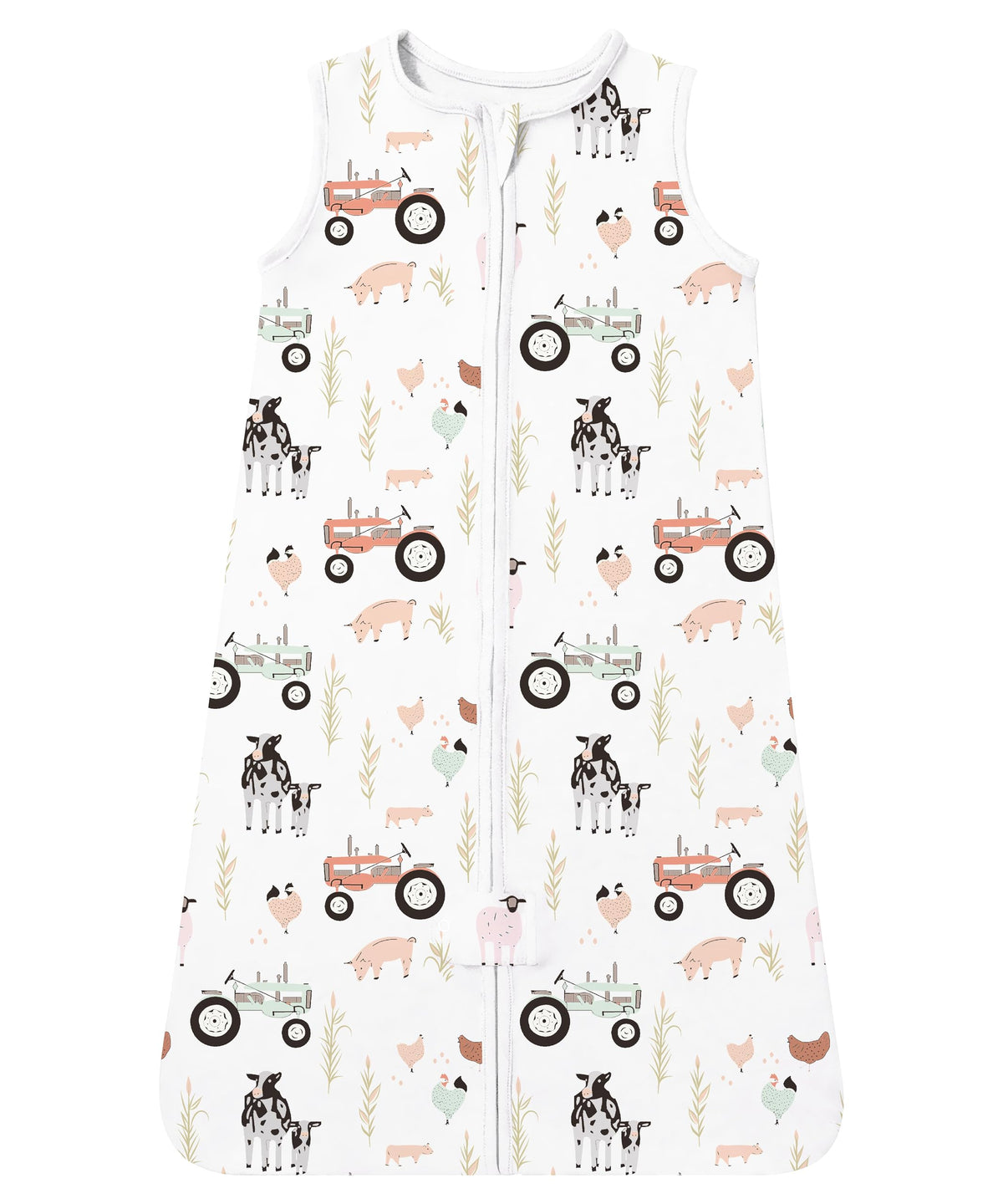 TotAha Light Sleep Sack with 2-way zipper for easy night-time diaper changes.