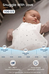 TotAha sleep sack with 2-way zipper—easy middle-of-night diaper changes.