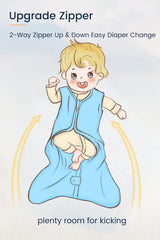TotAha Light Sleep Sack chin guard protects delicate skin during sleep