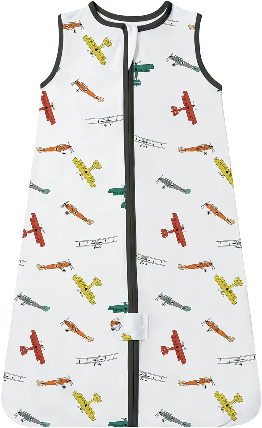 TotAha Light Sleep Sack fabric close-up showing soft jersey-knit texture for gentle comfort.
