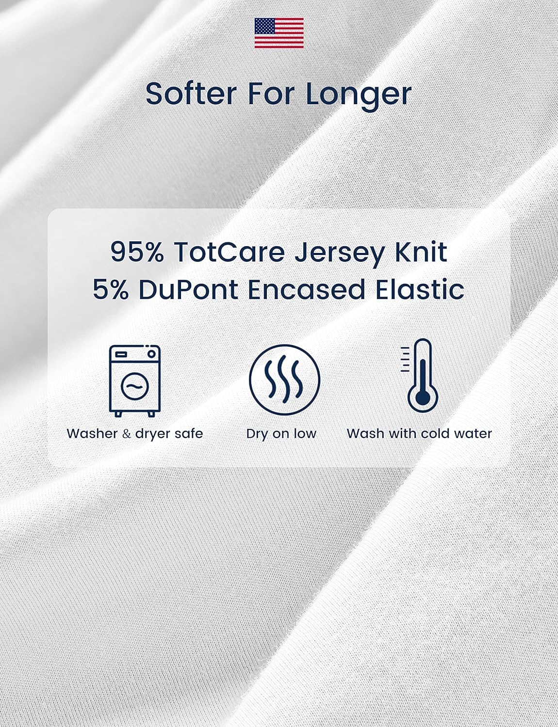 TotAha sheets support a restful baby routine with breathable, temperature-balanced fabric.
