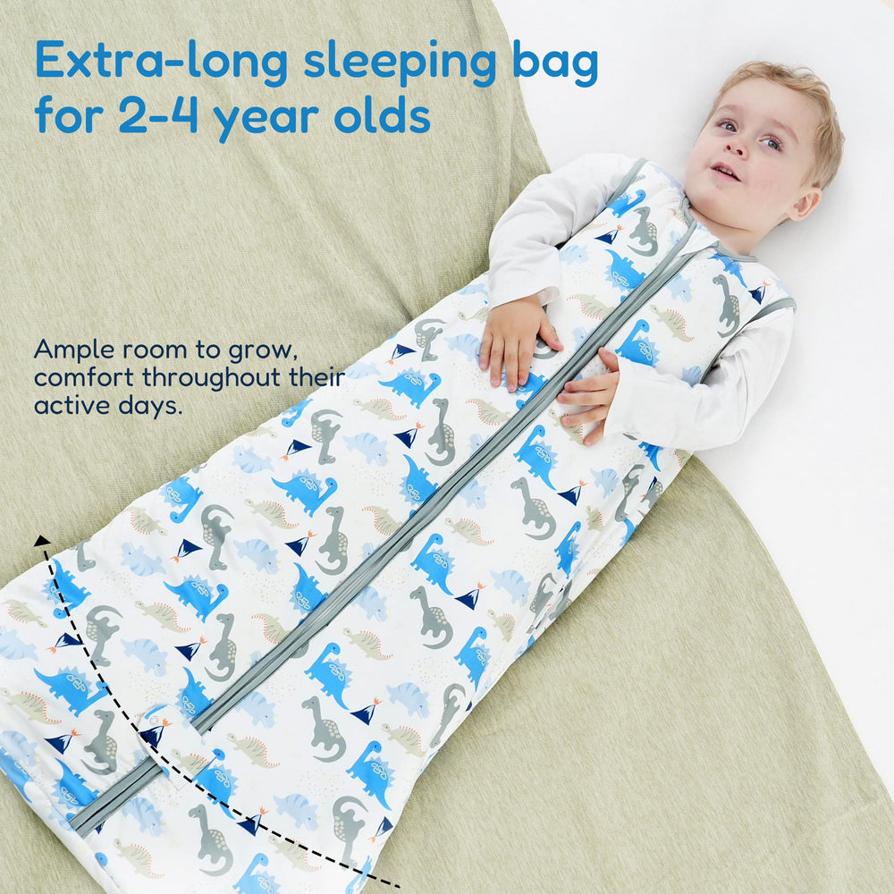 TotAha Toddler Sleep Sack comfortable TOG 1.0 for 68-75°F rooms.