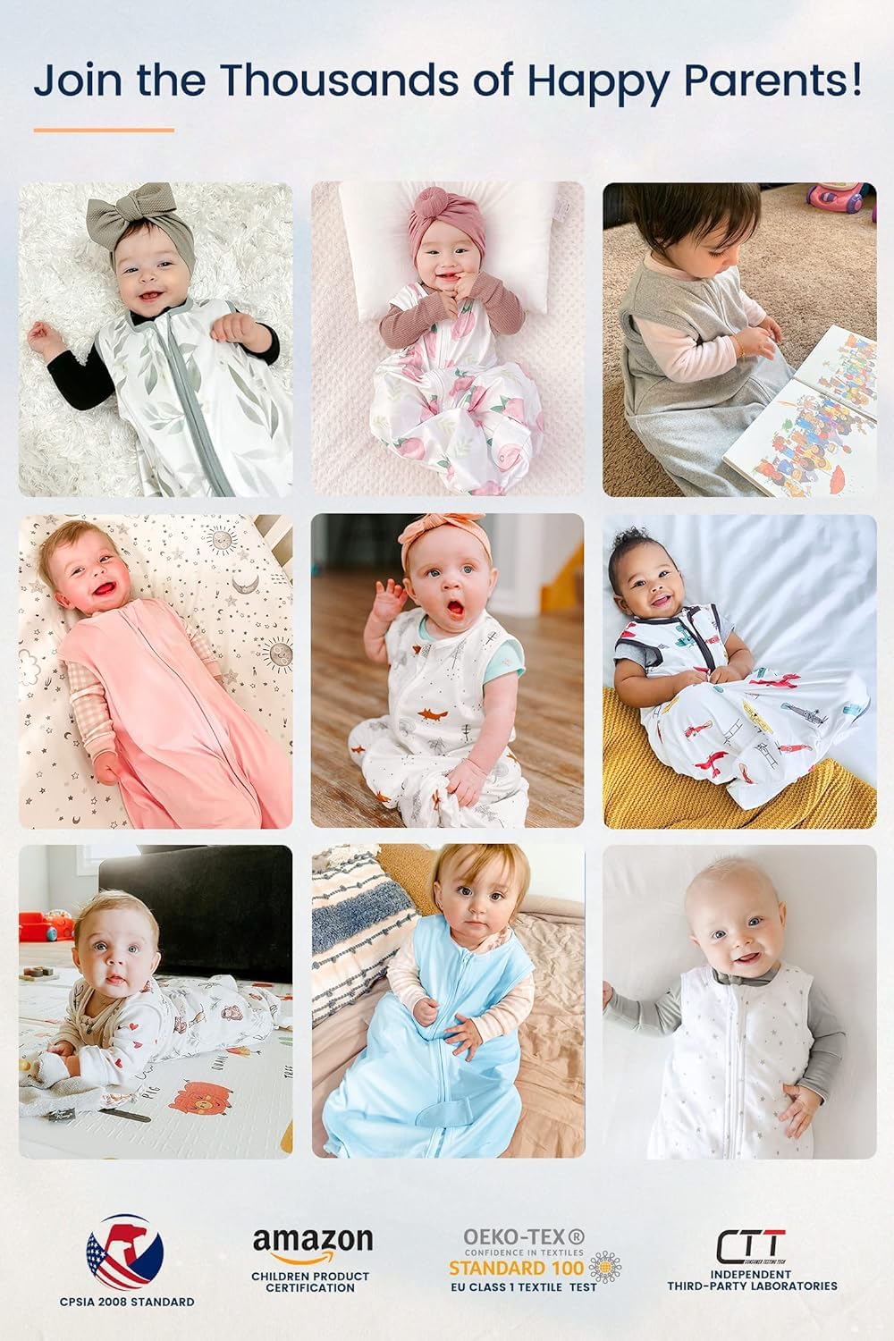 TotAha packaged sleep sack ready for gifting and easy setup.