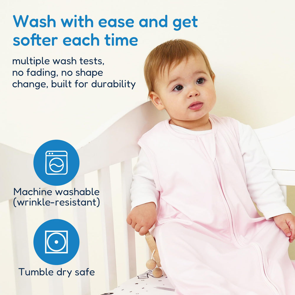 TotAha Sleep Sack roomy hip pouch supports natural movement.