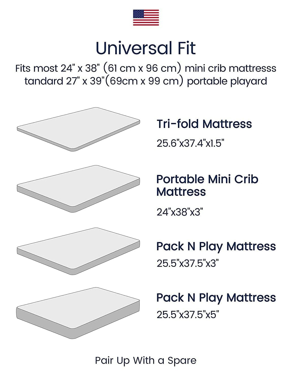 TotAha Star Moon Pack PNPlay sheets - light weight, breathable knit for comfortable nights.
