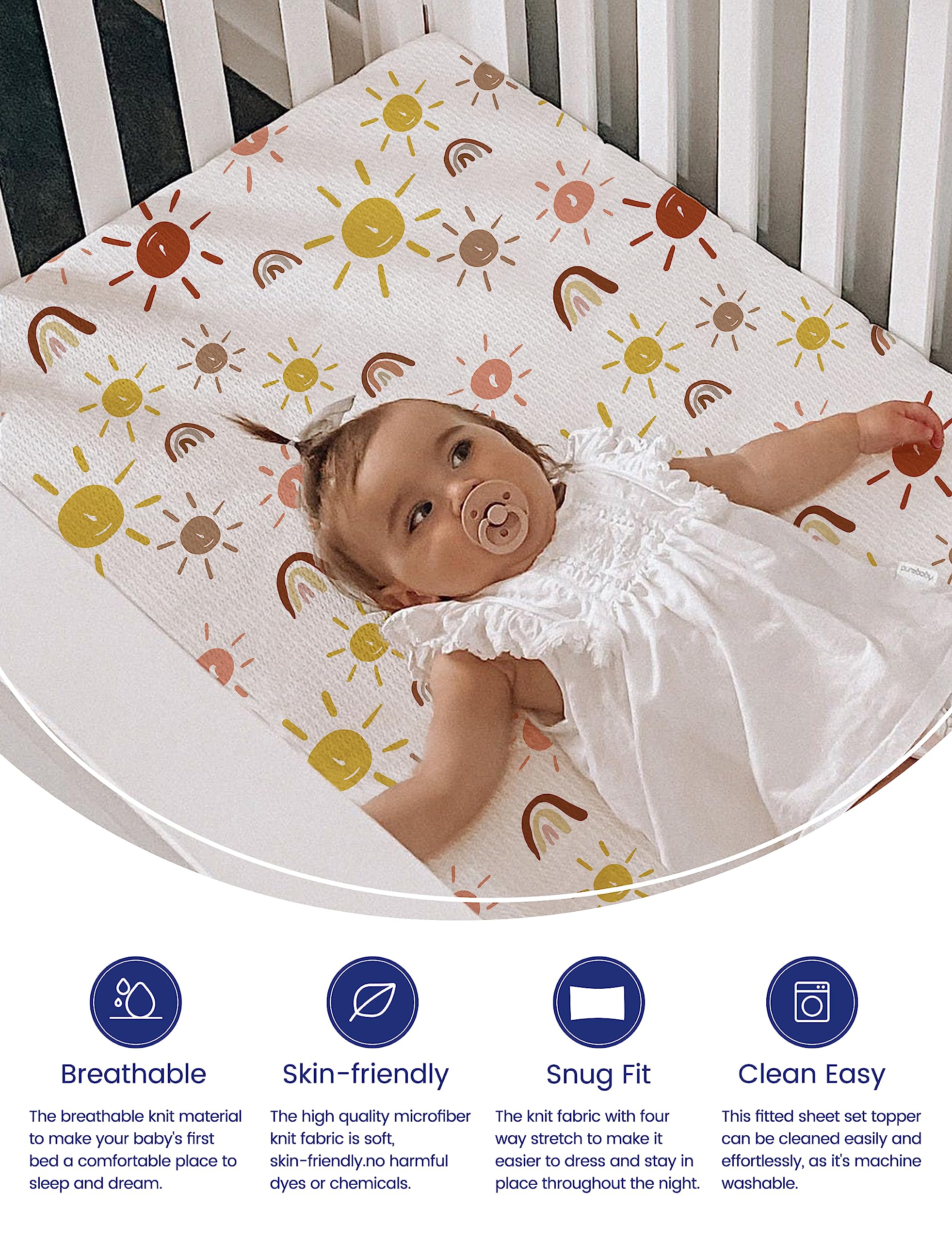 TotAha TotCare fabric close-up showing soft silky texture for baby comfort