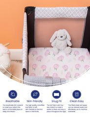 TotAha TotCare fabric close-up shows silky-smooth texture for gentle sleep.
