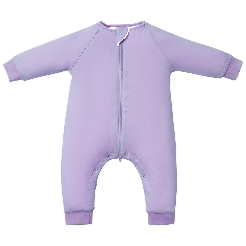 TOTBASIC 1.0 Tog baby sleep sack with taro full coverage supports safe movement.