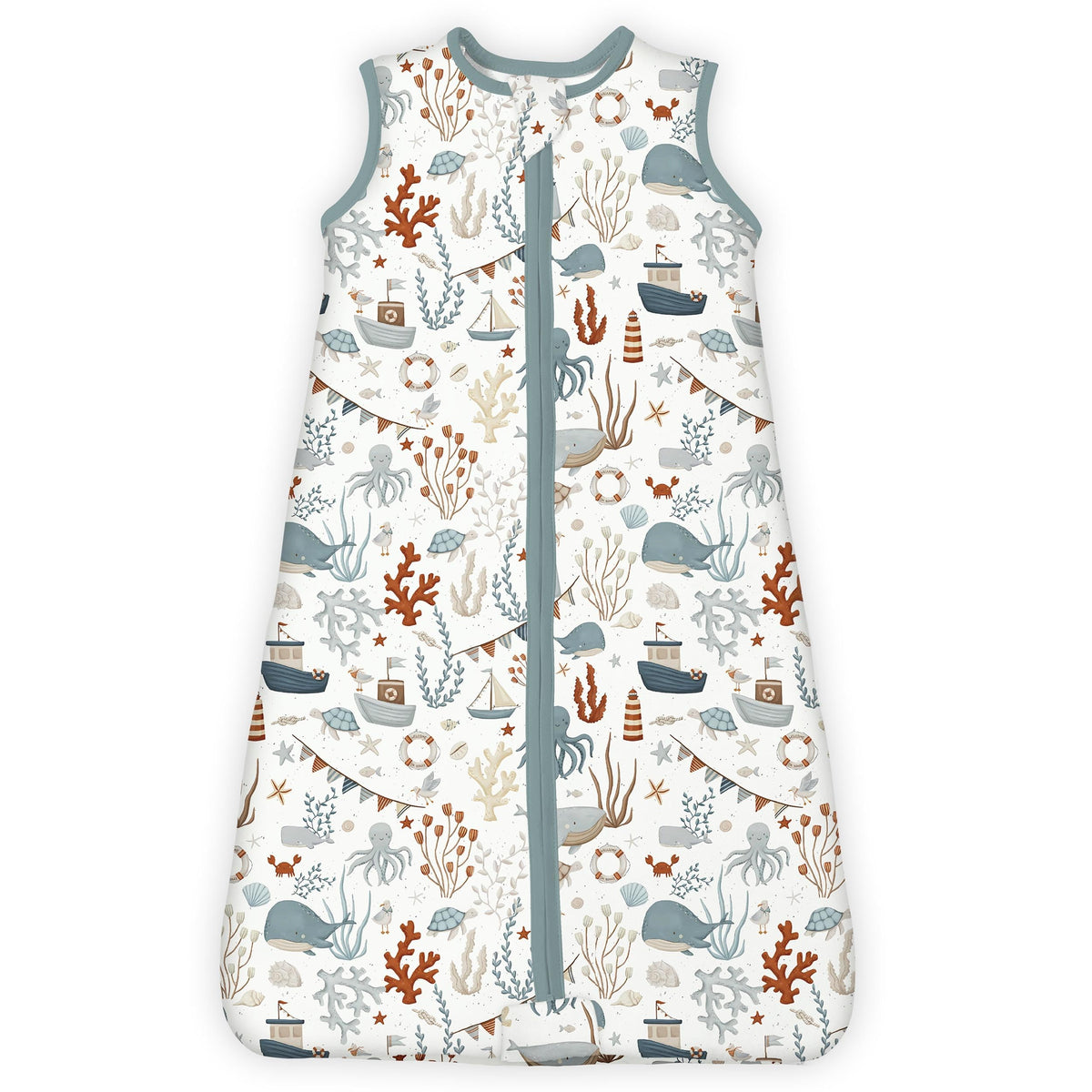 TOTBASIC 1.0 Tog sleep sack top view offers secure warmth for crib sleep